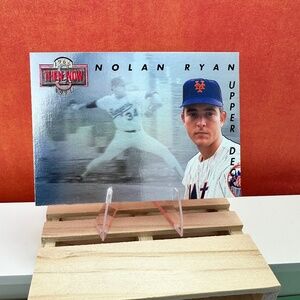 FREE with bundle: Nolan Ryan 1992 "Then and now" Holographic card